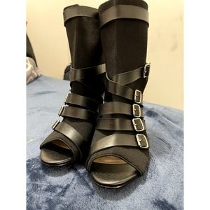 Nicole Miller Peep Toe Boots